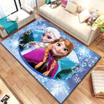 (1-40cm x 60cm)Frozen Elsa Princess Matto lapsille,Olohuoneen Makuuhuoneen lattiamatto Keittiön matto Lasten makuuhuoneen matto,makuuhuoneen sisustus