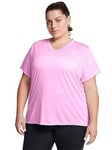 UNDER ARMOUR Womens Training Plus Size Tech Twist T-Shirt - Pink, Pink, Size 2Xl, Women