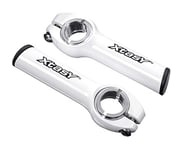 XtasY Evo SL Bar Ends Unisexe Adulte Blanc 90 mm 22,2 cm Taille S