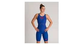 Arena carbon glide powerskin   dos ouvert   ocean blue    combinaison natation femme