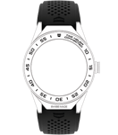 TAG Heuer Strap Connected II Perforated Silicone Black D