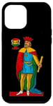 Coque pour iPhone 12 Pro Max Scorpa/Briscola King of Cups Re di tazze Italian Jeu de cartes