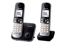 Panasonic KX-TG6812 Trådløs telefon DECT\GAP Sort