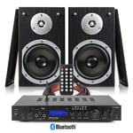 Hi-Fi Stereo Speaker System with Home Theatre Amplifier, FM Bluetooth, SHFB55B