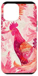 Coque pour iPhone 12 Pro Max Rose Art Déco Ethnique Peleas De Gallos Cockfighter Game Fowl