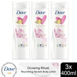 Dove Nourishing Secrets Body Lotion, Restoring or Glowing Ritual, 250ml or 400ml