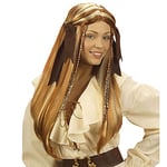 "CARIBBEAN PIRATE WENCH WIG WITH SUEDETTE RIBBONS" in box -