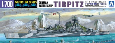 Aoshima 1/700 German Battleship Tirpitz Model Kit 04606