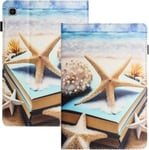 Housse Tablette Pour Samsung Galaxy Tab S5e Sm-T720/T725 Pu+Tpu Coque Tablette Samsung Tab S5e Réveil/Veille Automatique Coque Galaxy Tab S5e Étoile De Mer