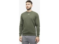 Under Armour Men's Rival Fleece Crew Khaki 1379755 390