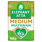 Elephant Atta Medium With Multigrain 10kg- Elephant Atta Medium