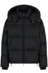 Branded Down Jacket Black Men