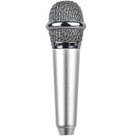 Mini Microphone Vocal/Instrument Portable Pour Téléphone Portable, Ordinateur Portable, Apple Iphone Samsung Android