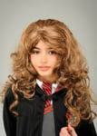 Kids Hermione Granger Style Brown Curly Fancy Dress Fantasy Wig with Fringe