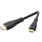 SPEAKA PROFESSIONAL HDMI Connection Cable 1.5 m SP-9005356 Audio Return Channel, Gold Contacts Black [1x HDMI Male