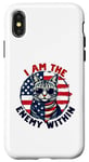 Coque pour iPhone X/XS I Am The Enemy Within Harris Trump Funny US Election 2024