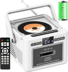 Boombox  CD  Player  with  Speakers ,  Portable  Radio  Tape  Cassette  CD  Play