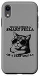 Coque pour iPhone XR Lunettes de soleil rétro Smart Fella Cat Graphic