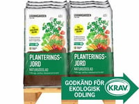 Planteringsjord Granngården Naturgödsel KRAV Pall 51x40L