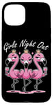 iPhone 15 Plus Cute Pink Flamingos Girls Night Out for Friends Flamingo Case