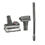 Flexi Crevice Tool And Stiff Brush Genuine Dyson Car Cleaning Kit Turbine Head