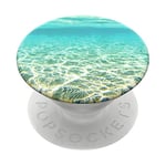 PopSockets: PopGrip Expanding Stand and Grip with a Swappable Top for Phones & Tablets - Blue Lagoon