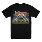 Led Zeppelin II Blimp with Searchlights Classic Rock Metal Tee Shirt LZ79850