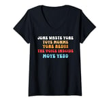 Womens Don't Waste Your Time On Me You're Already The Voice Inside V-Neck T-Shirt