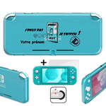 Coque Gel Switch Lite Personnalisee Prenom + Verre Trempe Je Peux Pas Smiley