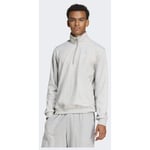 adidas Original Trefoil Essentials Waffle 1/2 Zip Sweatshirt, størrelse Small