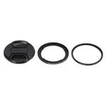 Protective 67mm UV Filter Ring Cap Set Improve Clarity For SX40 Hot