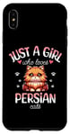 Coque pour iPhone XS Max Fille Qui Aime Les Chats Persans Adore Chat Persan