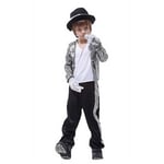 Barn Michael Jackson Cosplay Kostym Pojkar Flickor Performance Outfits Set Halloween Fest Fancy Dress 3-5 Years