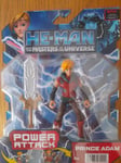 HE-MAN AND THE MASTERS OF THE UNIVERSE POWER ATTACK PRINCE ADAM 'NEW' 