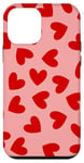 Coque pour iPhone 12 mini maneater coeur amour valentines rouge rose mignon rétro girly y2k