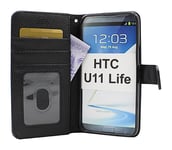 New Standcase Wallet HTC U11 Life (Svart)