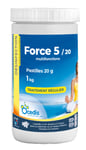 OCEDIS FORCE 5 / 20 Multifonctions Pastilles 20g - 1kg | Chlore Lent Multiaction