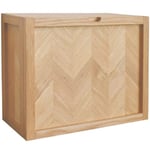 Herringbone Shoe Cabinet, Natural