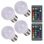 RGB Bulbs Remote Control Bulb Super Long Life Color Changing Light Bulbs For