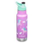 Klean Kanteen Kid Kanteen - Isolerad Vattenflaska Sport Cap Unicorns 355 ml