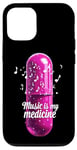 Coque pour iPhone 12/12 Pro Music is my Medicine for Music Lovers for a Music Lover