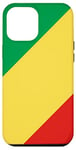 Coque pour iPhone 12 Pro Max Drapeau de la République du Congo Proud Patriot Souvenir Fan