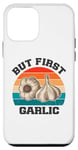 Coque pour iPhone 12 mini but first ail lover Funny Cook Chef