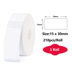 NIIMBOT-Papier thermique auto-adhésif pour mini imprimante D11,D101,D110,autocollant étanche blanc,rouleaux de ruban adhésif coloré - Type 15x30mm 210pcs #A