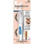 L'OREAL BAMBI EYE MASCARA INSTANT EYE OPENING BLACKEST BLACK # 405 WATERPROOF