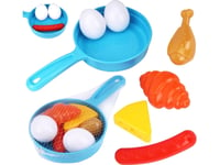 Technok Kitchen Toy Food Stekpanna Ägg Korv Ost Kycklinglår