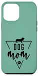 Coque pour iPhone 13 Pro Max Bassett Hound Dog Mom – Chien Maman Imprimé Pattes de Chiot Mignon Animal de compagnie