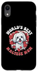 iPhone XR Maltese Dog Breed Pet World's Best Maltese Mom Case