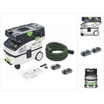 Ctlc mini i Aspirateur sans fil 36V (2x 18V) catégorie de poussière l + 2x Batteries 4,0 Ah - sans chargeur - Festool