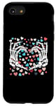 iPhone SE (2020) / 7 / 8 Skeleton Hand Heart Funny Bones Valentine's Day Men Women Case